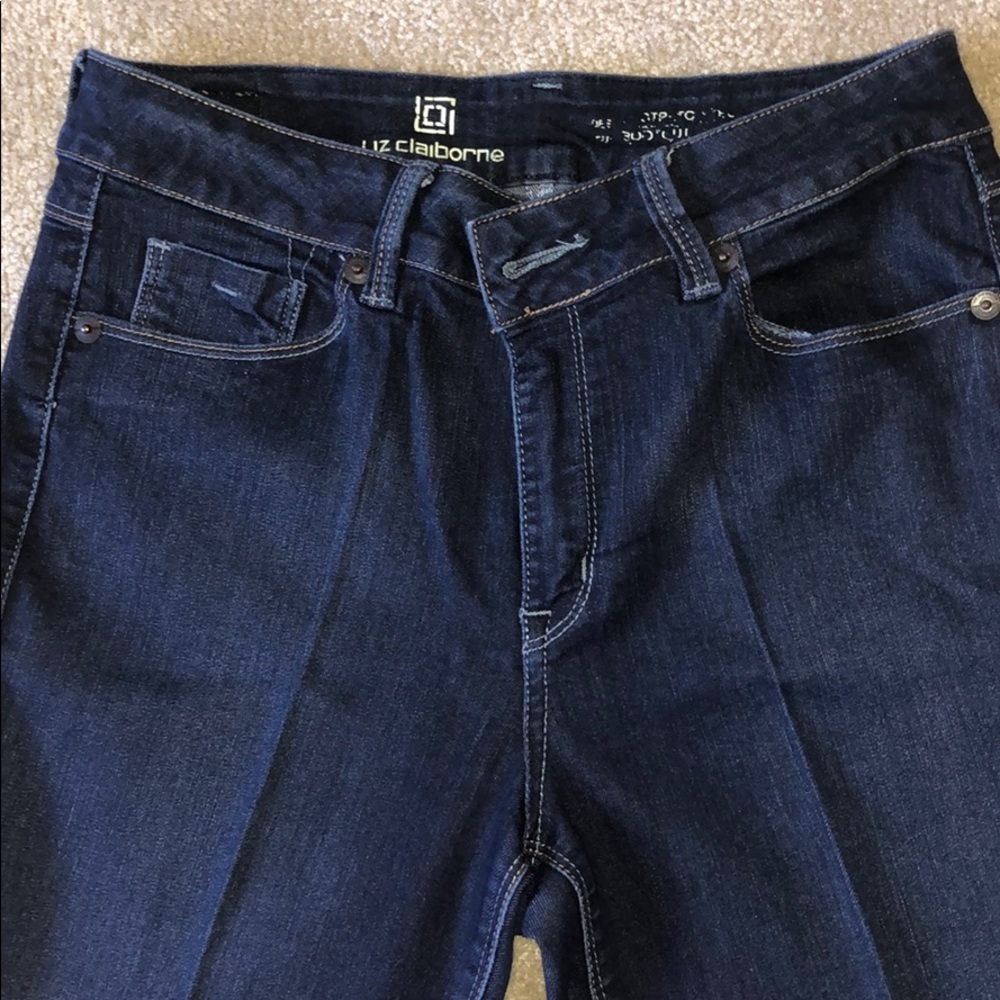 Liz Claiborne dark wash jean